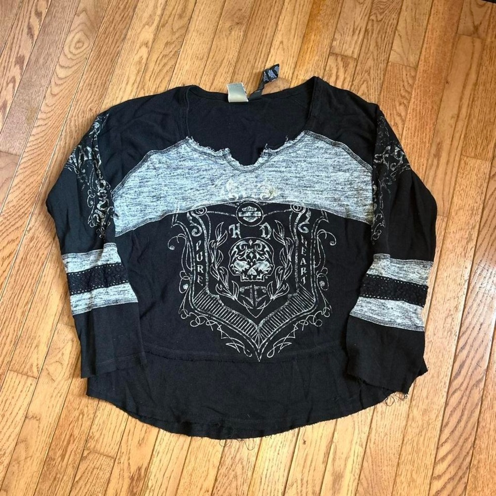Y2K Harley‎ Davidson Long Sleeve Shirt
